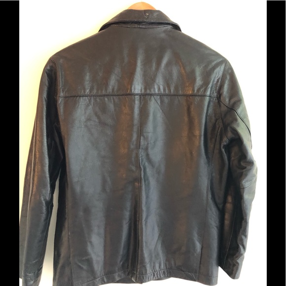 💥BOY’S KENNETH COLE REACTION LEATHER JACKET💥 - Picture 2 of 5